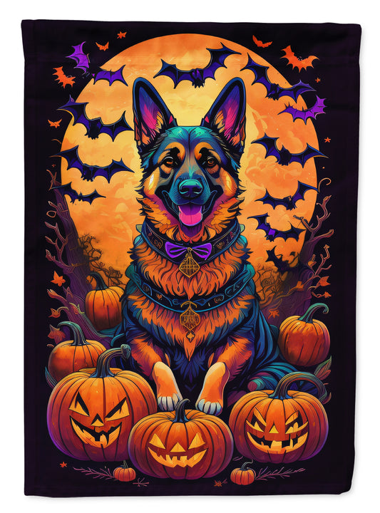 Buy this German Shepherd Witchy Halloween Garden Flag