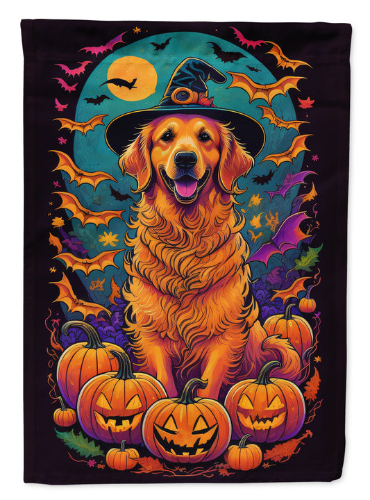Buy this Golden Retriever Witchy Halloween Garden Flag