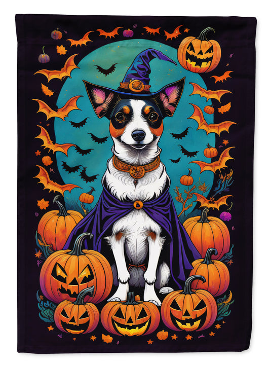 Buy this Jack Russell Terrier Witchy Halloween House Flag