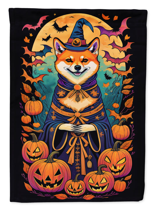 Buy this Shiba Inu Witchy Halloween Garden Flag