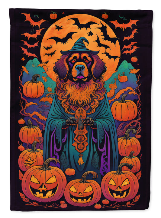 Buy this Tibetan Mastiff Witchy Halloween House Flag