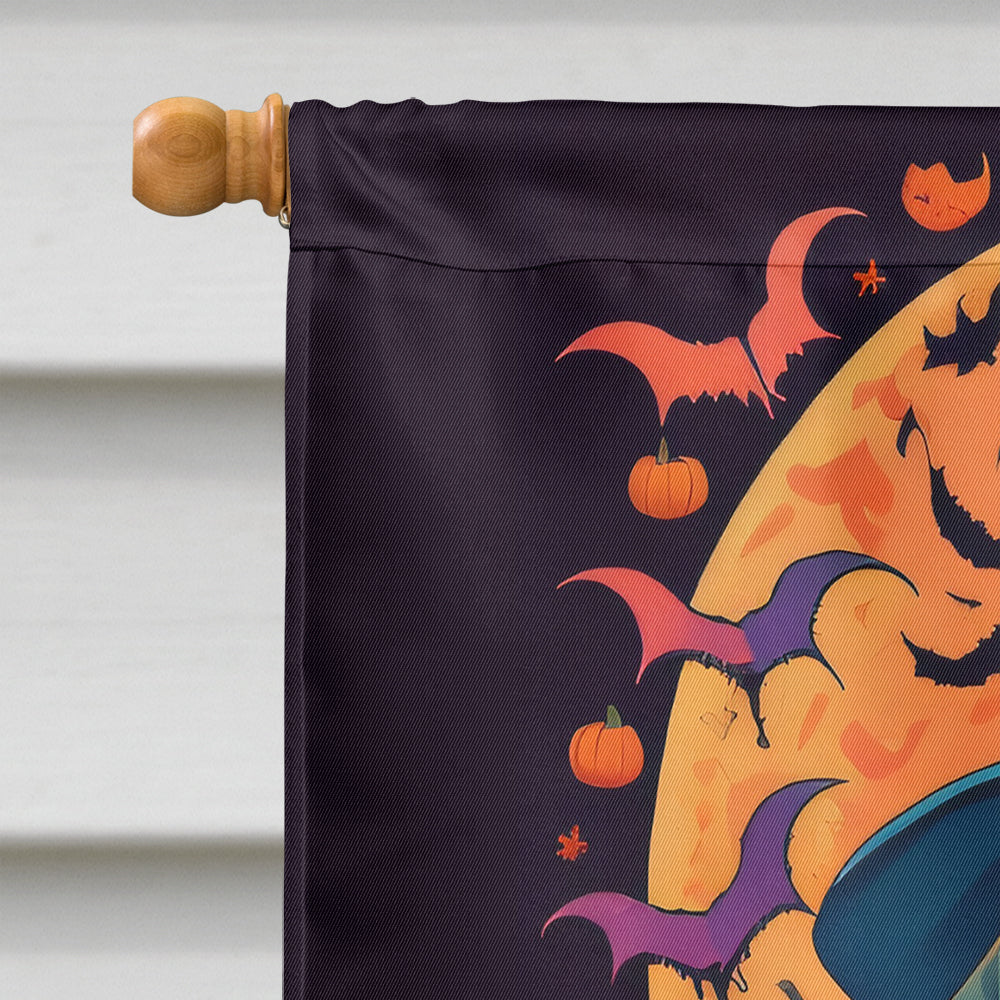 Weimaraner Witchy Halloween House Flag