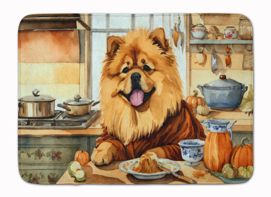 Buy this Chow Chow Fall Kitchen Pumpkins Memory Foam Kitchen Mat