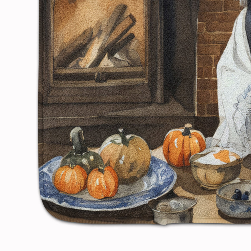 Japanese Chin Fall Kitchen Pumpkins Memory Foam Kitchen Mat