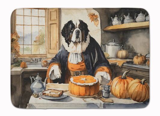 Buy this Saint Bernard Fall Kitchen Pumpkins Memory Foam Kitchen Mat