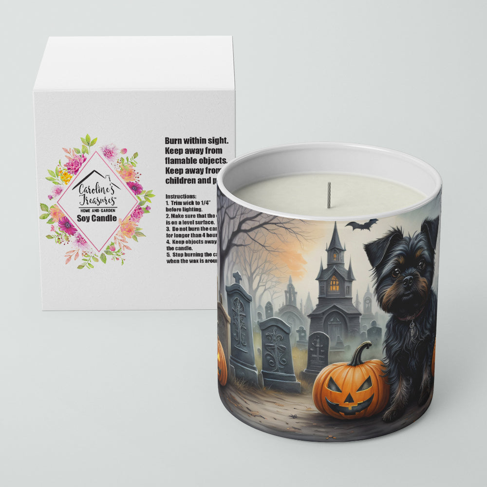 Affenpinscher Spooky Halloween Decorative Soy Candle