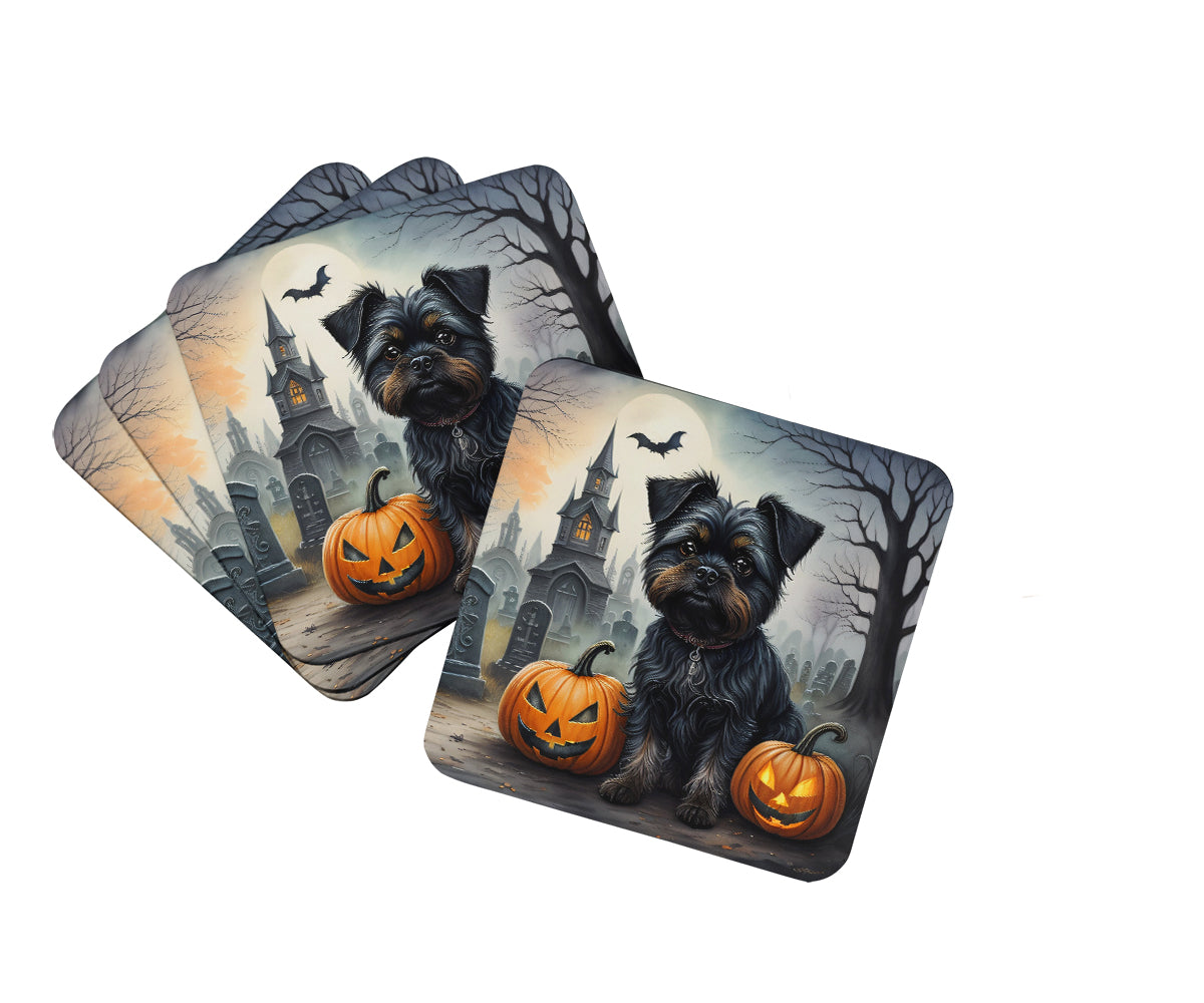 Buy this Affenpinscher Spooky Halloween Foam Coasters