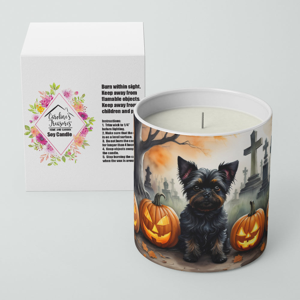 Affenpinscher Spooky Halloween Decorative Soy Candle