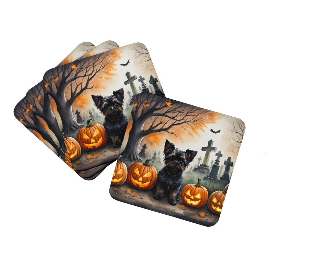 Buy this Affenpinscher Spooky Halloween Foam Coasters