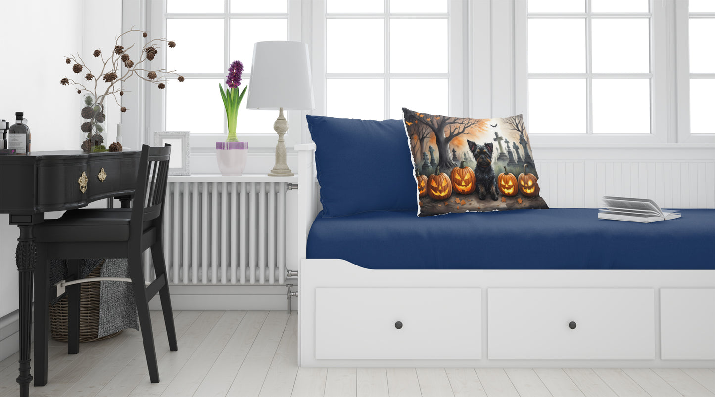 Affenpinscher Spooky Halloween Standard Pillowcase
