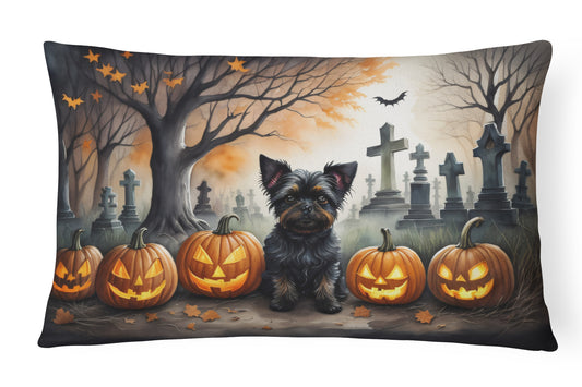 Buy this Affenpinscher Spooky Halloween Throw Pillow