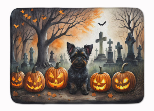 Buy this Affenpinscher Spooky Halloween Memory Foam Kitchen Mat