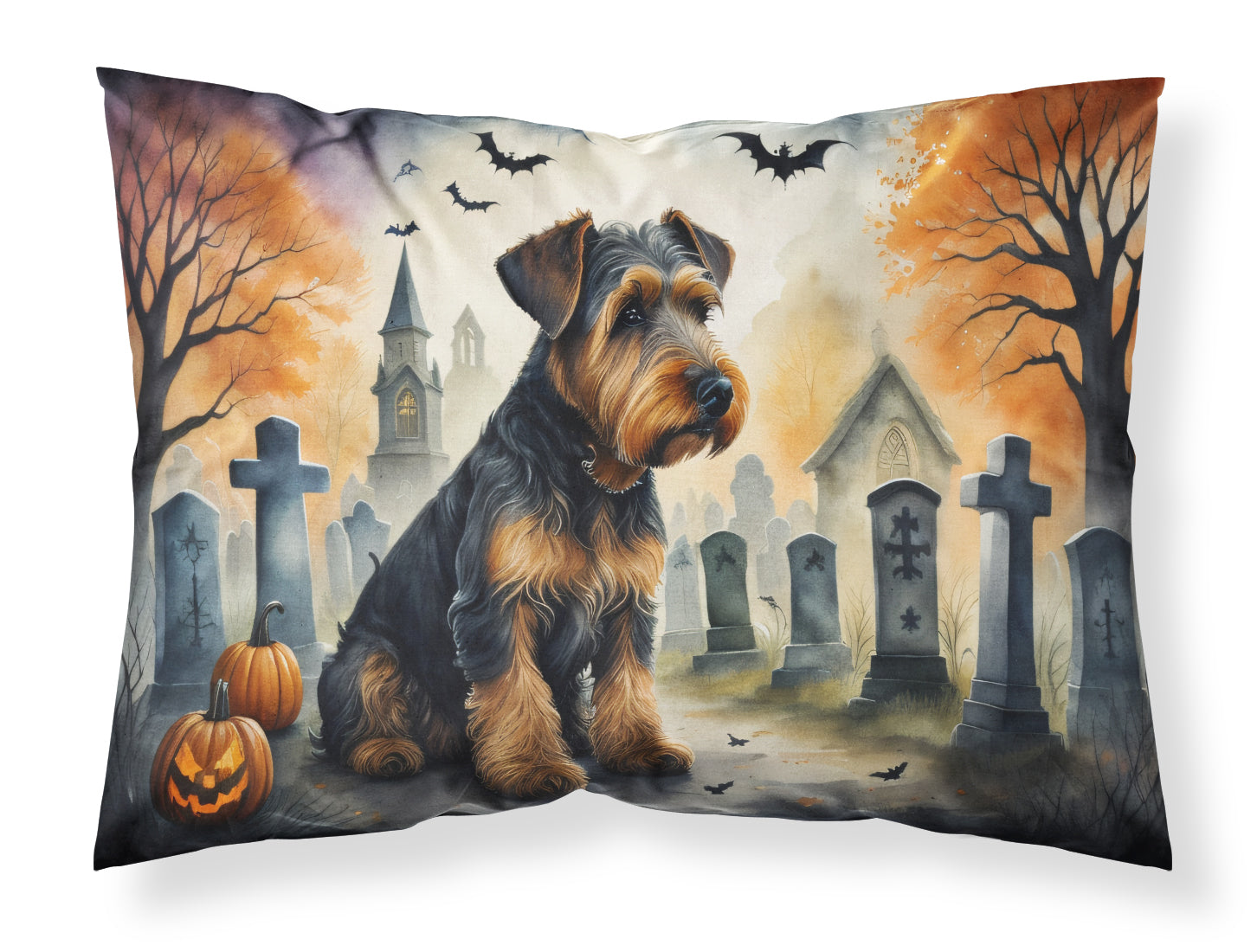 Buy this Airedale Terrier Spooky Halloween Standard Pillowcase