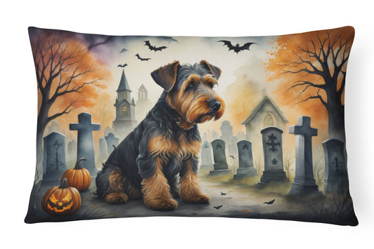 Buy this Airedale Terrier Spooky Halloween Throw Pillow