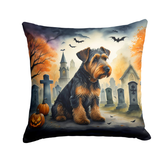 Buy this Airedale Terrier Spooky Halloween Throw Pillow