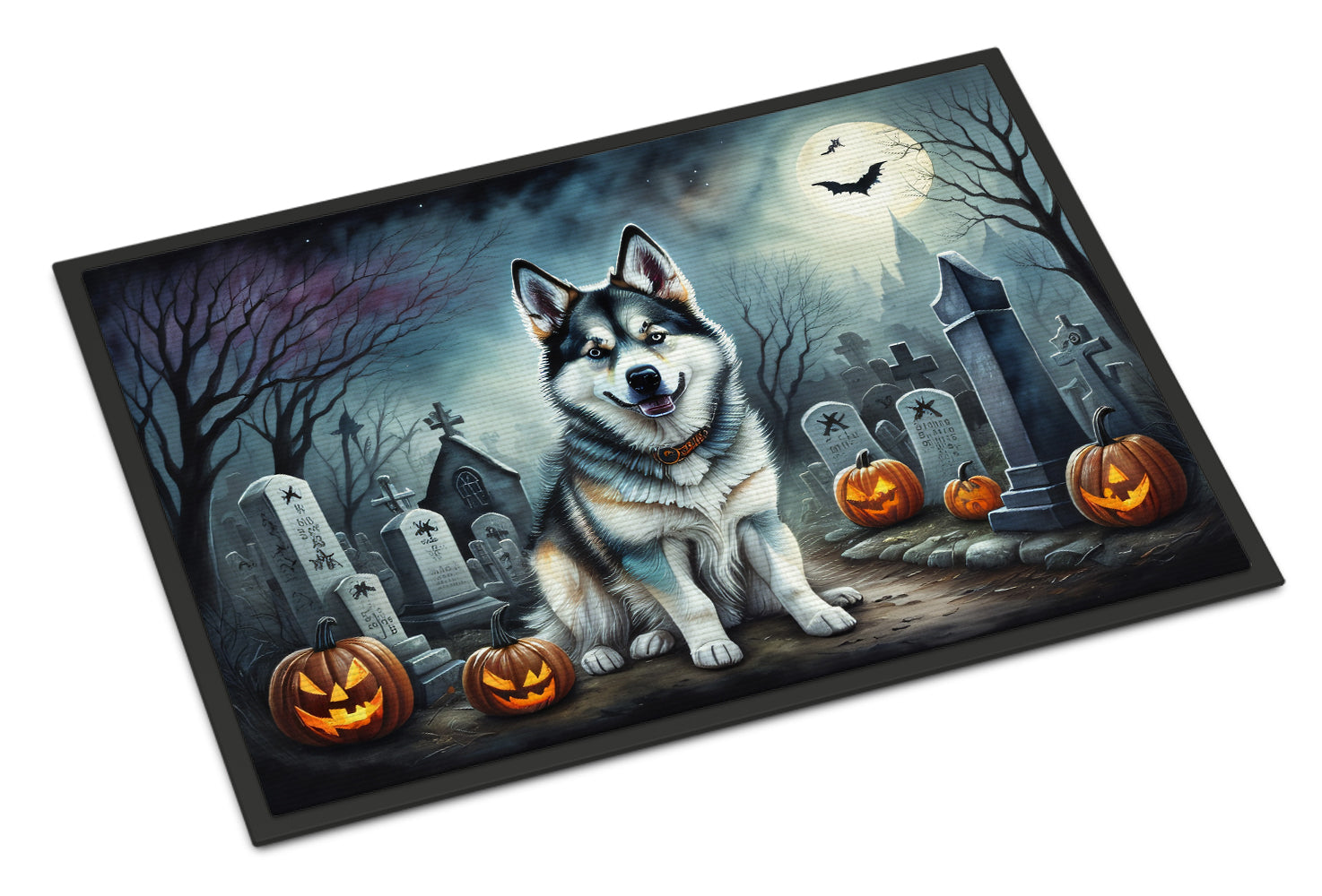 Buy this Alaskan Malamute Spooky Halloween Doormat