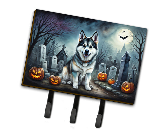 Buy this Alaskan Malamute Spooky Halloween Leash or Key Holder