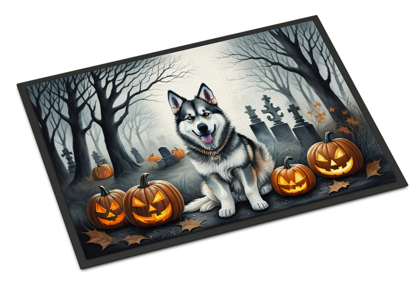 Buy this Alaskan Malamute Spooky Halloween Doormat