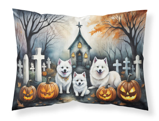 Buy this American Eskimo Spooky Halloween Standard Pillowcase