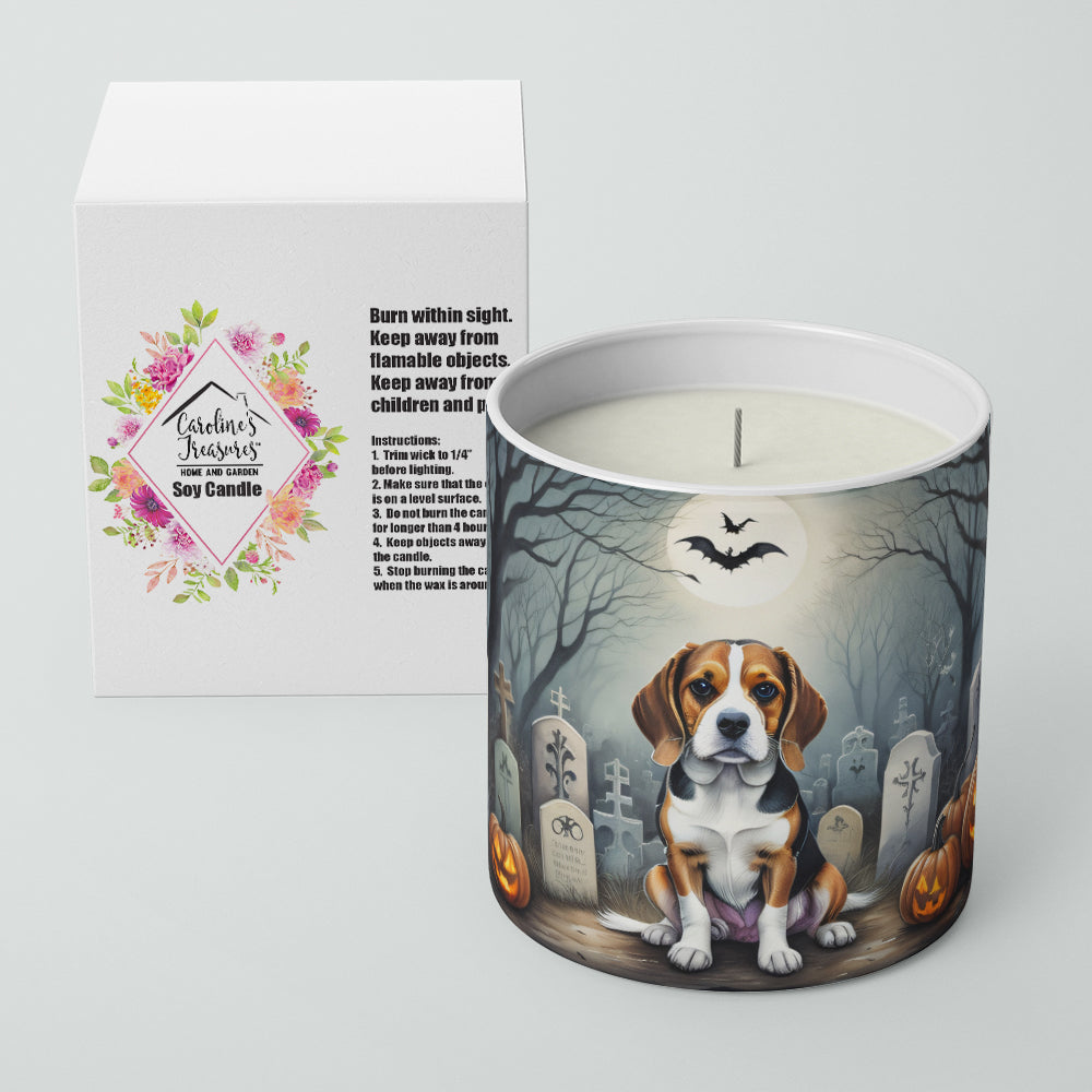 Beagle Spooky Halloween Decorative Soy Candle