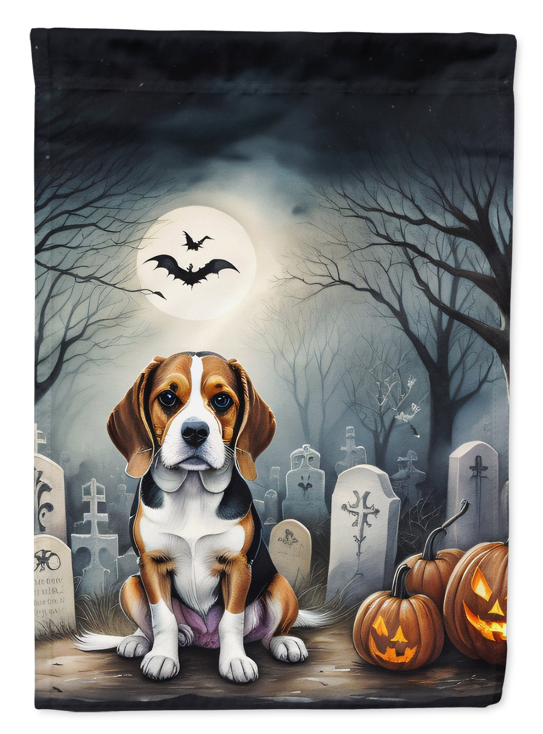 Buy this Beagle Spooky Halloween House Flag