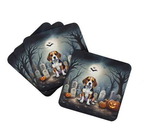 Buy this Beagle Spooky Halloween Foam Coasters