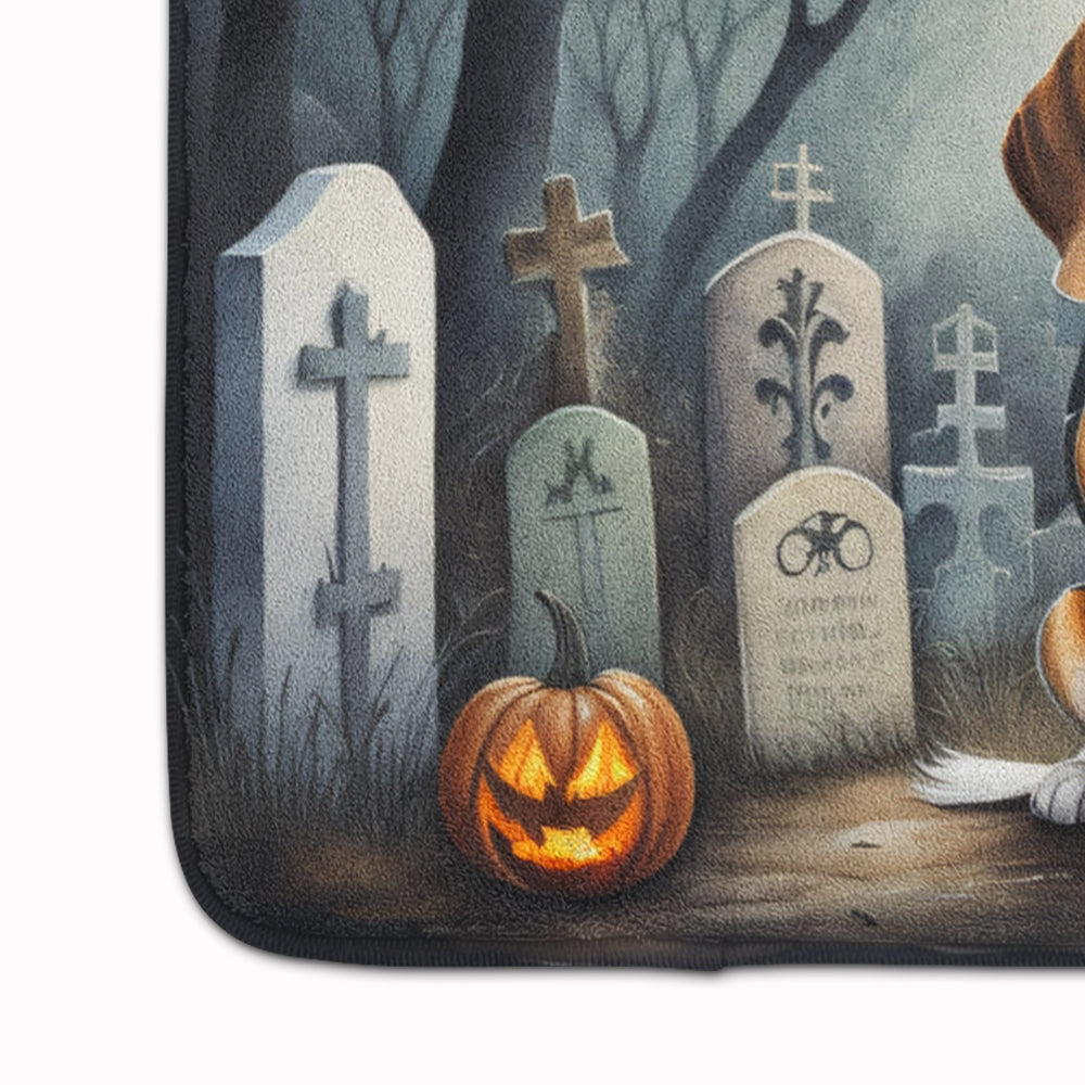 Beagle Spooky Halloween Memory Foam Kitchen Mat