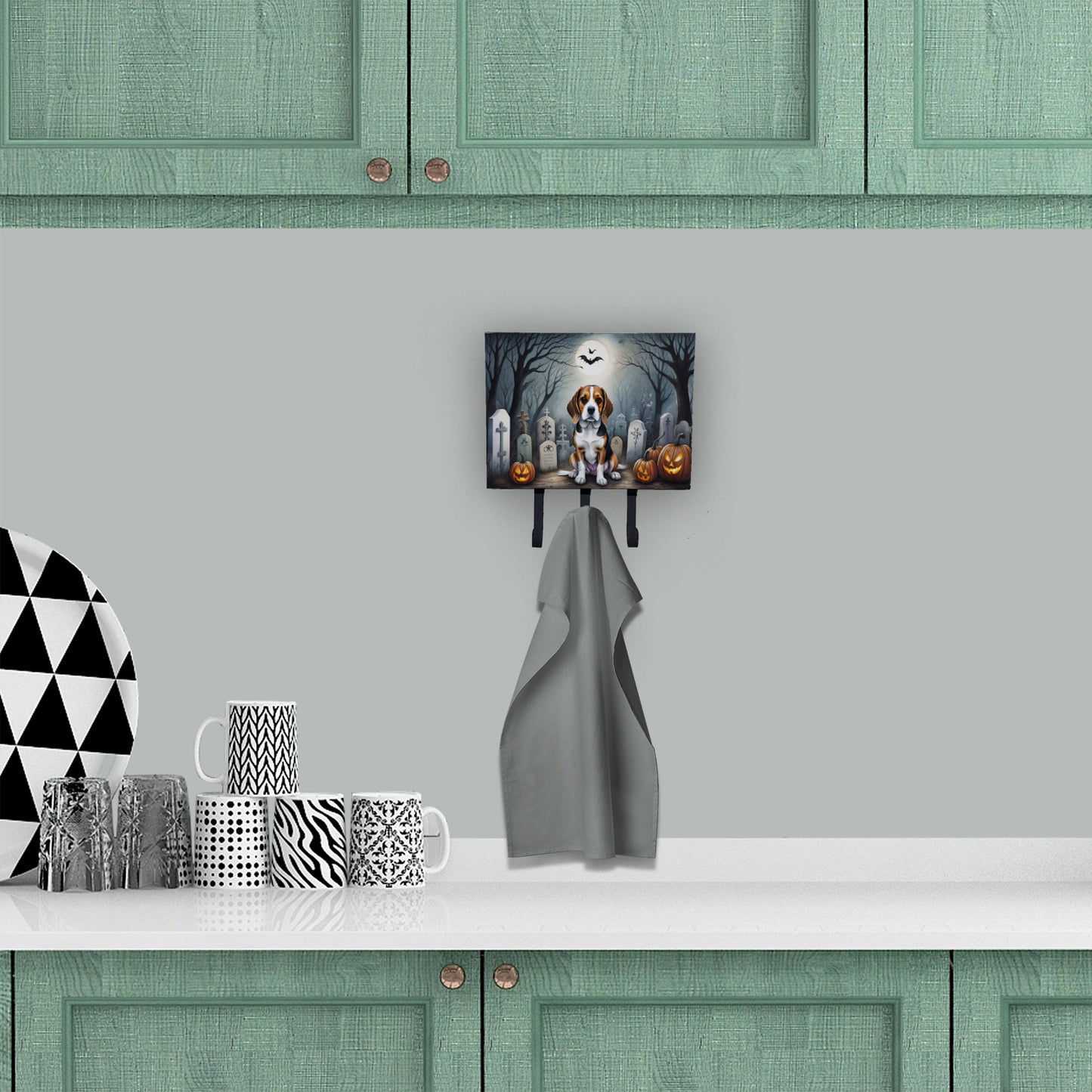 Beagle Spooky Halloween Leash or Key Holder