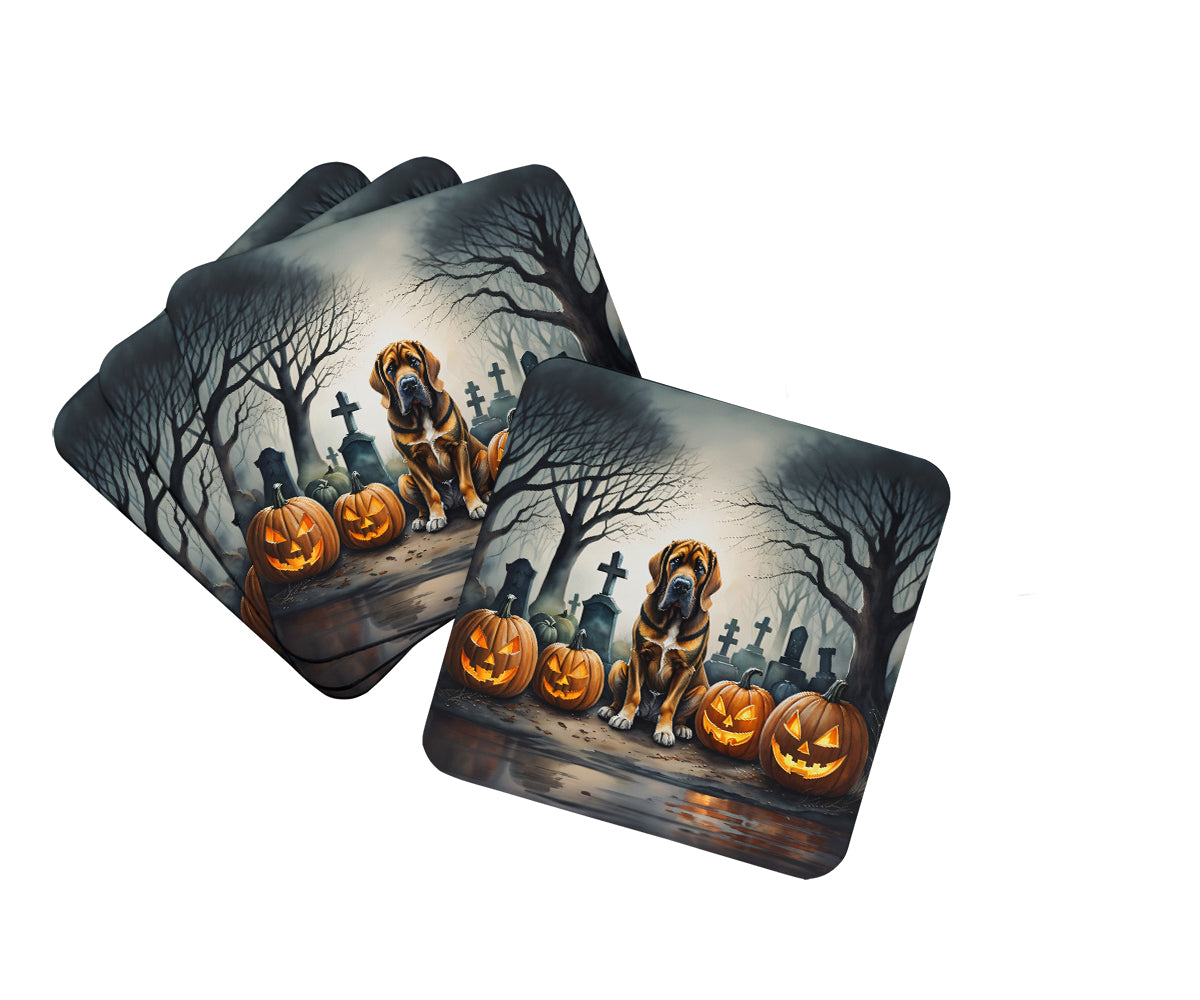 Buy this Bloodhound Spooky Halloween Foam Coasters