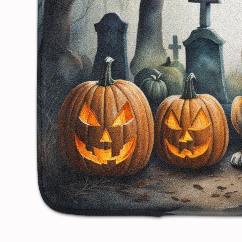 Bloodhound Spooky Halloween Memory Foam Kitchen Mat
