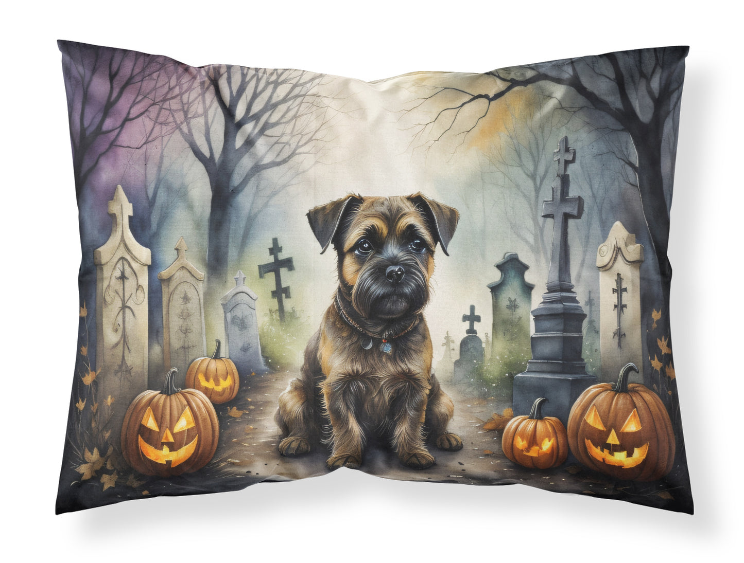 Buy this Border Terrier Spooky Halloween Standard Pillowcase
