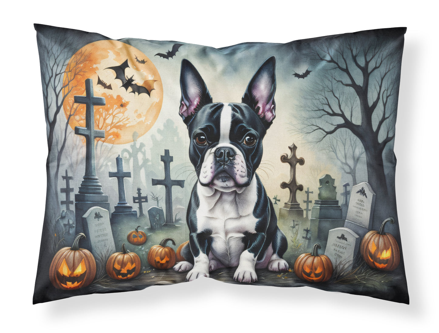 Buy this Boston Terrier Spooky Halloween Standard Pillowcase