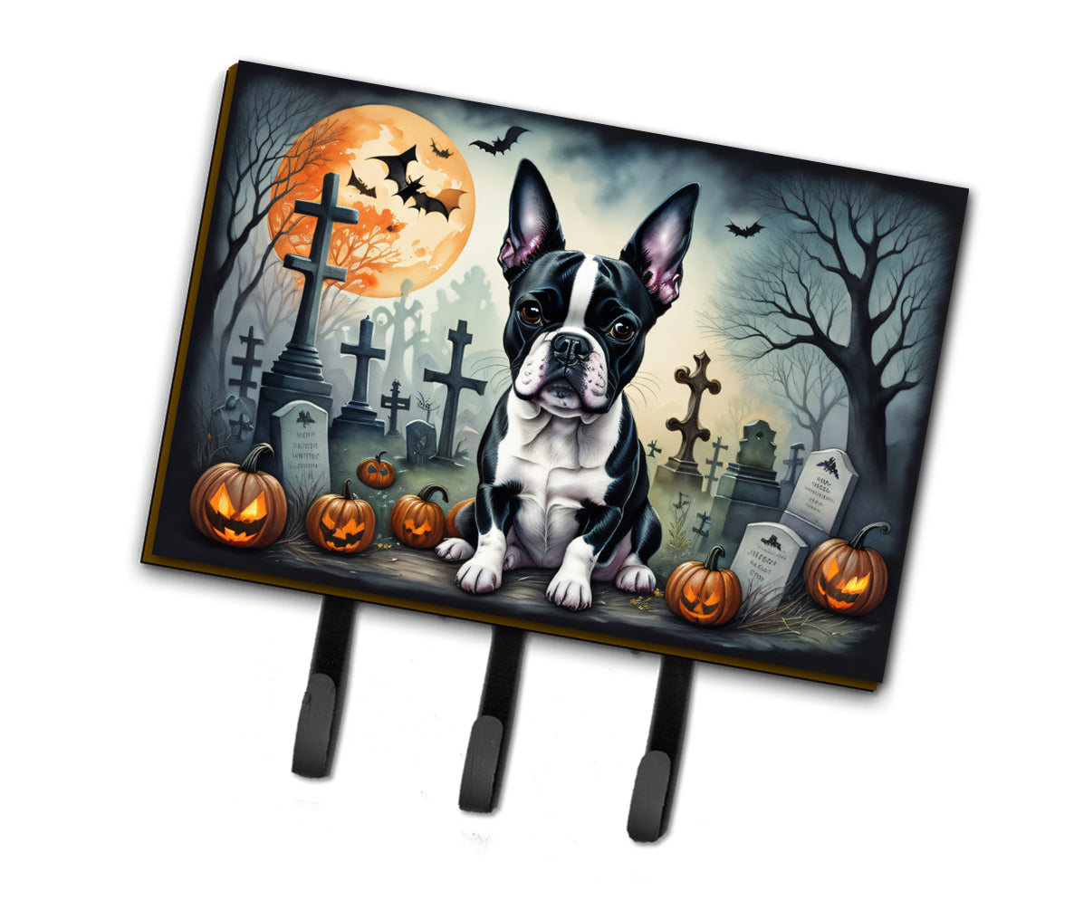 Buy this Boston Terrier Spooky Halloween Leash or Key Holder