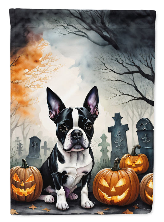 Buy this Boston Terrier Spooky Halloween Garden Flag