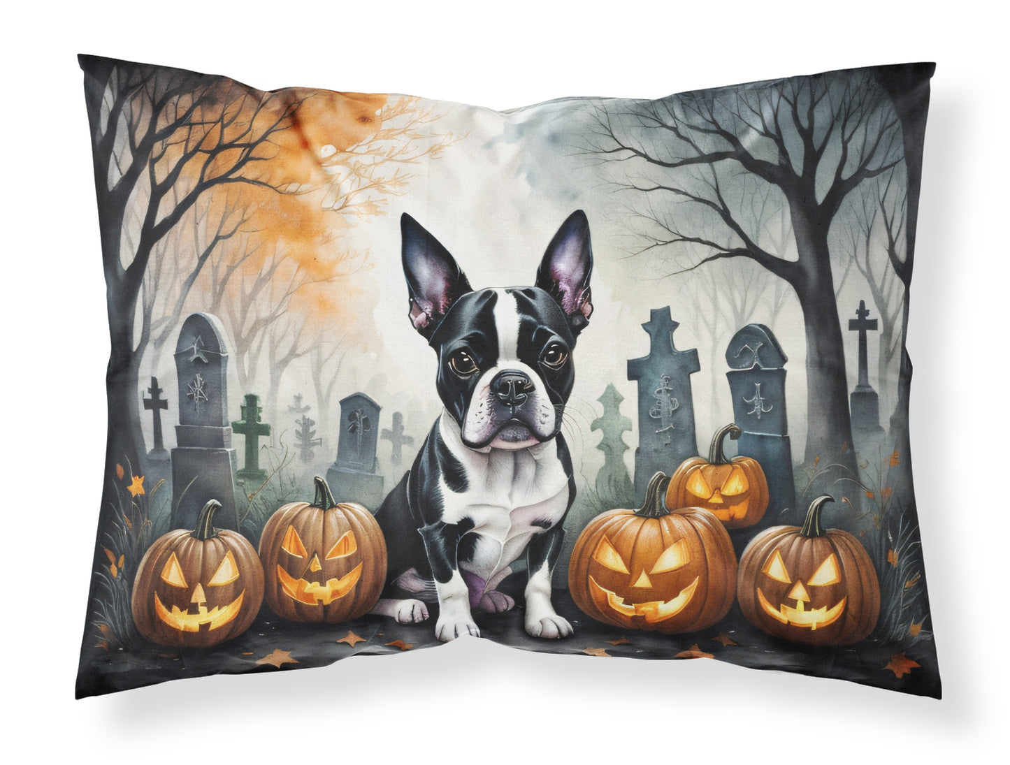 Buy this Boston Terrier Spooky Halloween Standard Pillowcase