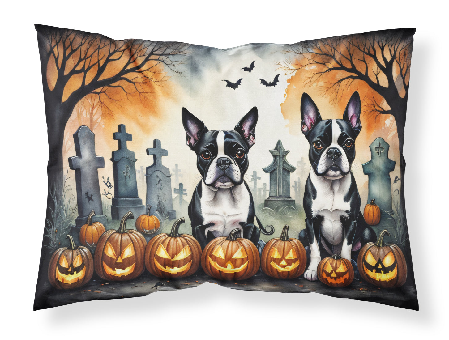 Buy this Boston Terrier Spooky Halloween Standard Pillowcase