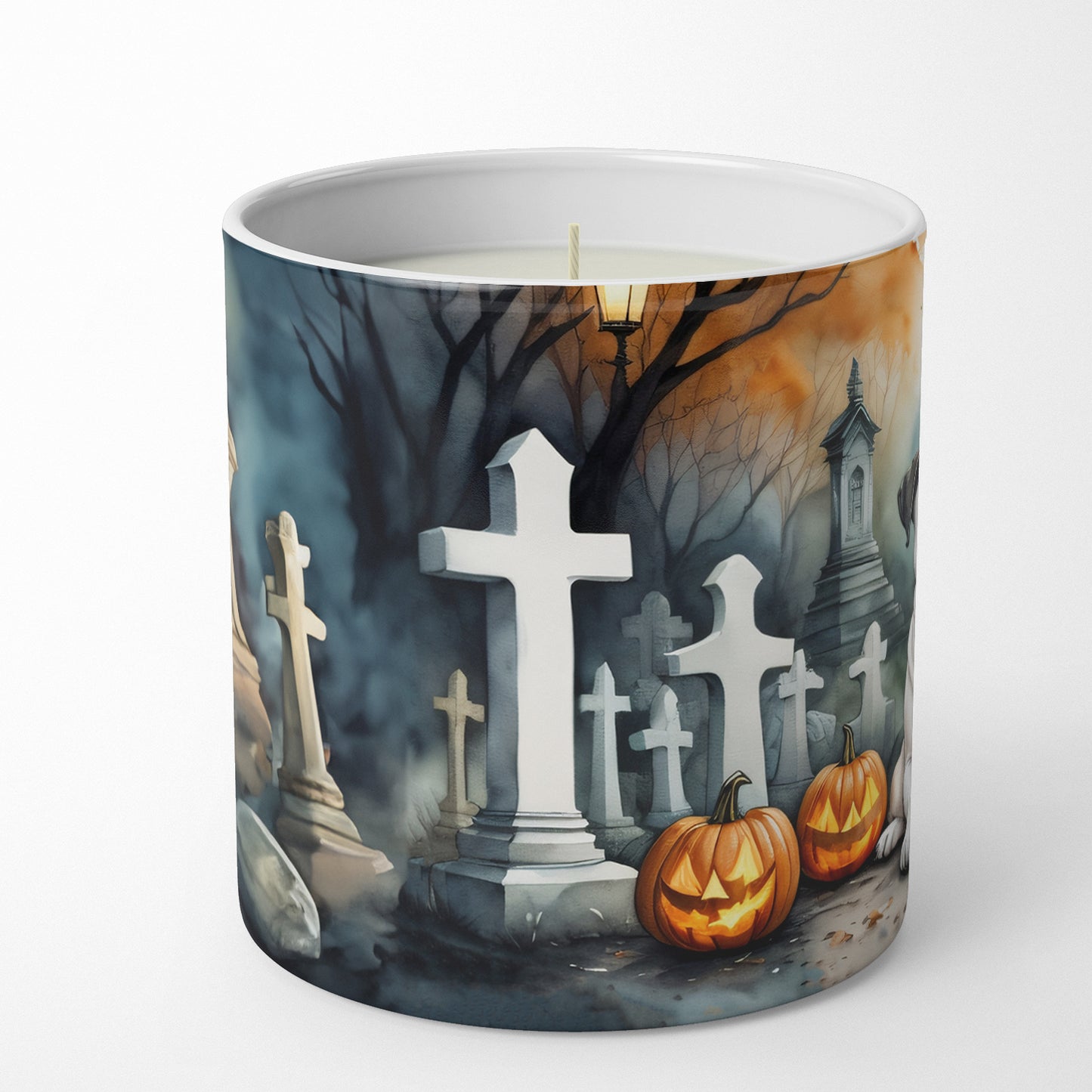 Buy this Boxer Spooky Halloween Decorative Soy Candle