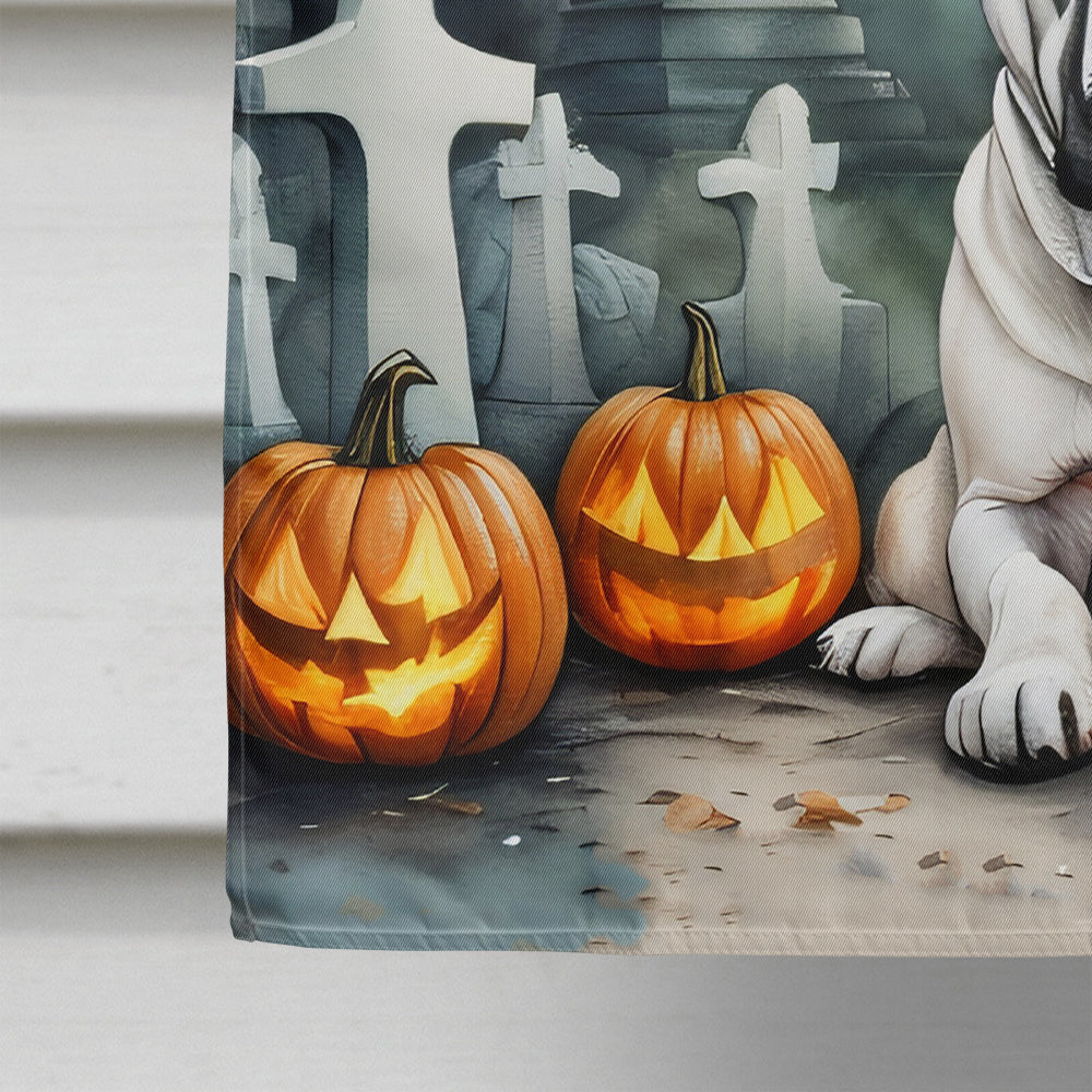 Boxer Spooky Halloween House Flag