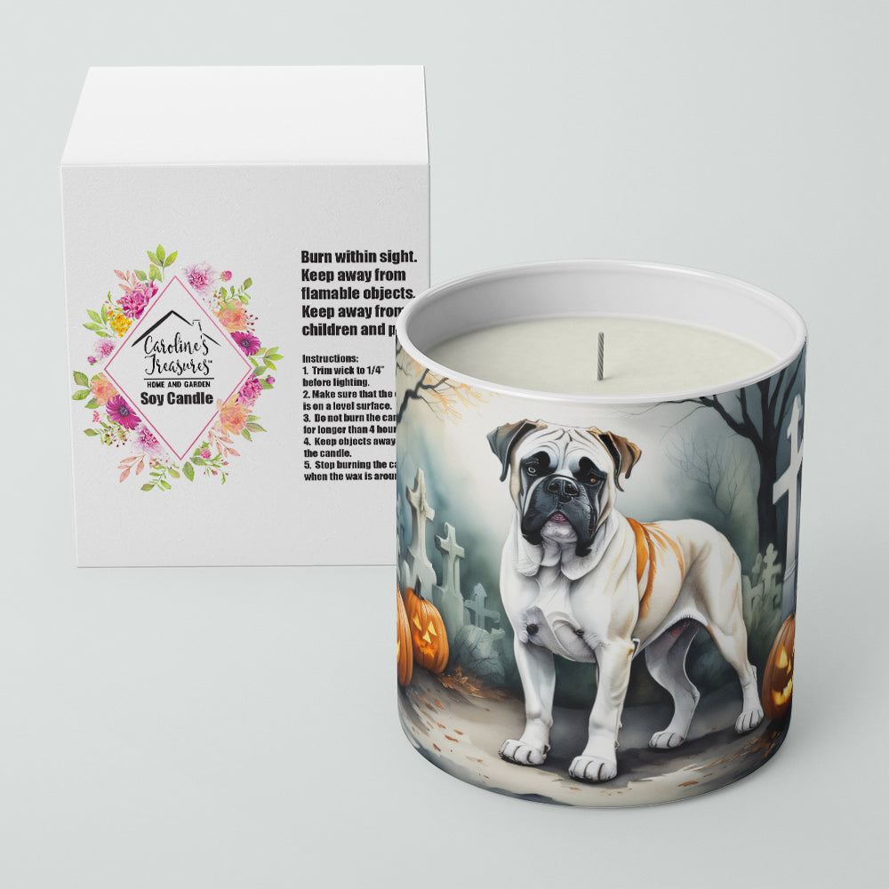 Boxer Spooky Halloween Decorative Soy Candle