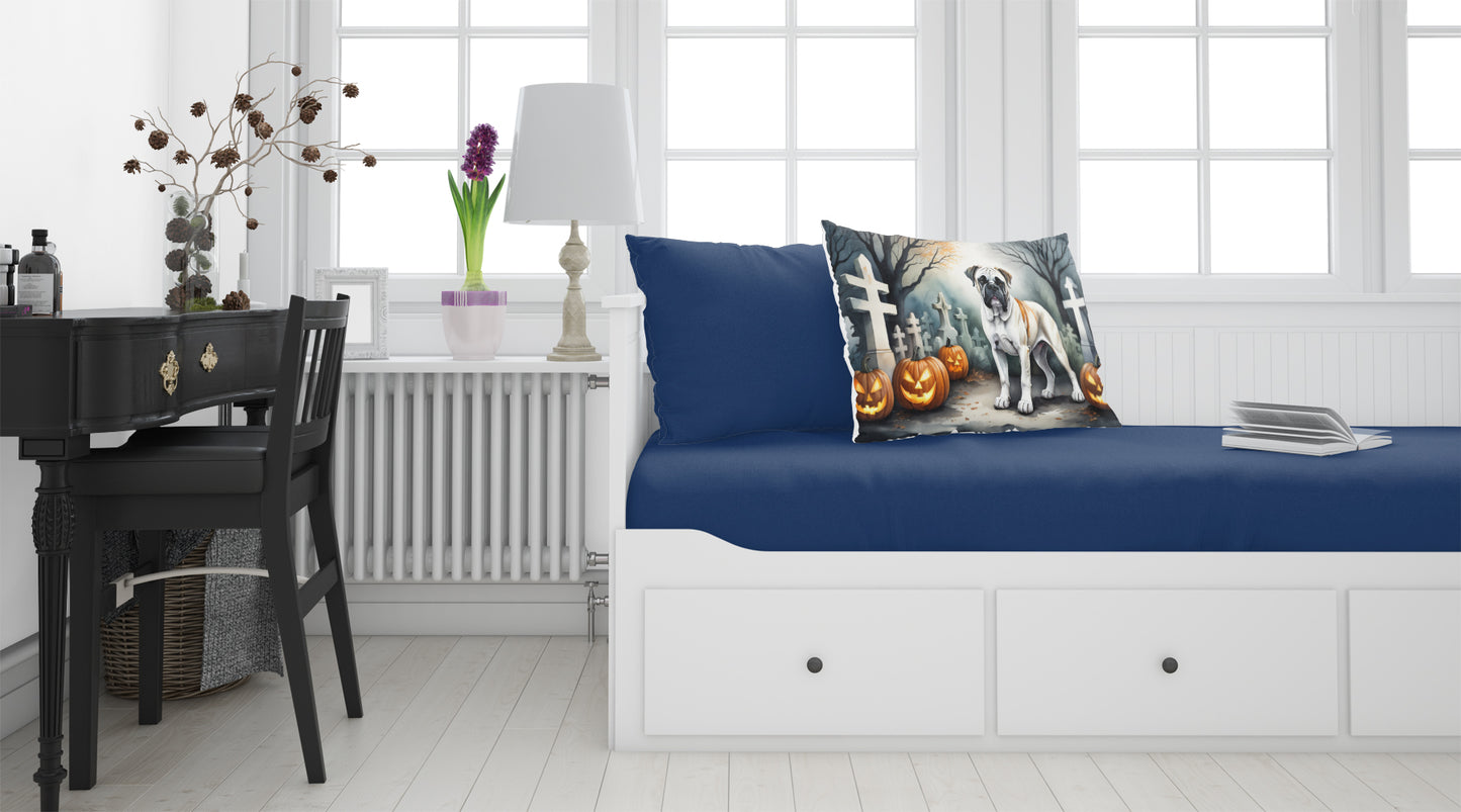 Boxer Spooky Halloween Standard Pillowcase