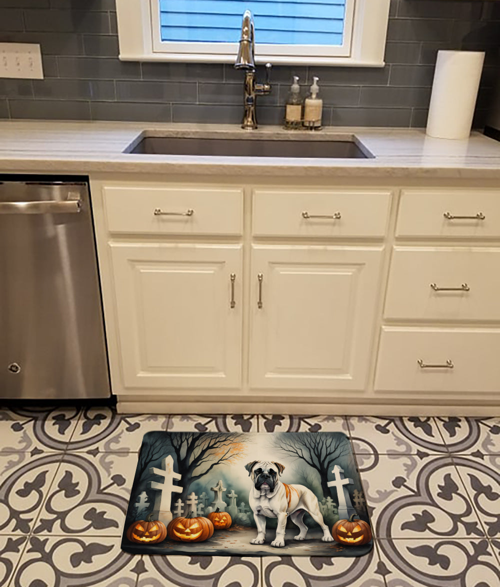 Boxer Spooky Halloween Memory Foam Kitchen Mat