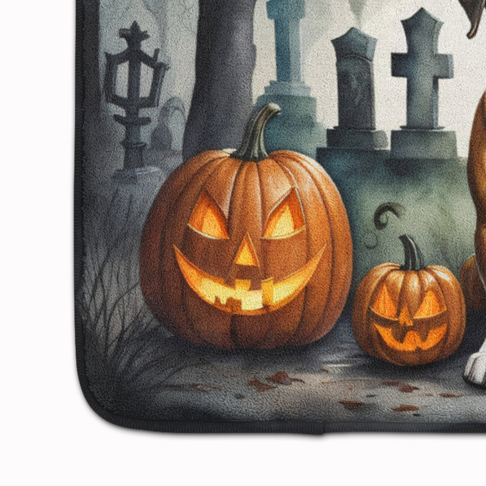 Boxer Spooky Halloween Memory Foam Kitchen Mat