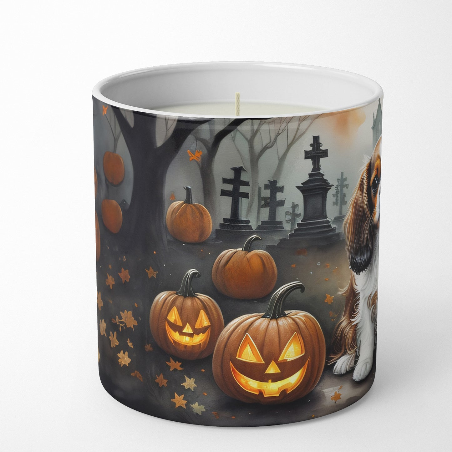 Buy this Cavalier Spaniel Spooky Halloween Decorative Soy Candle