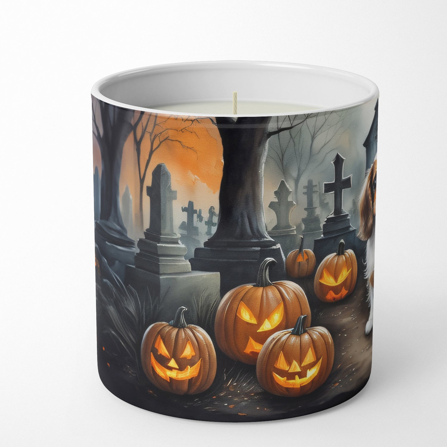 Buy this Cavalier Spaniel Spooky Halloween Decorative Soy Candle