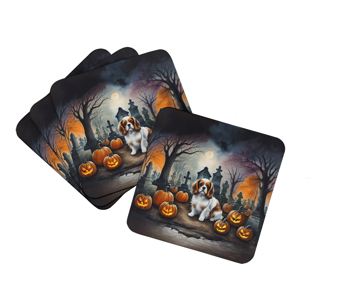 Buy this Cavalier Spaniel Spooky Halloween Foam Coasters