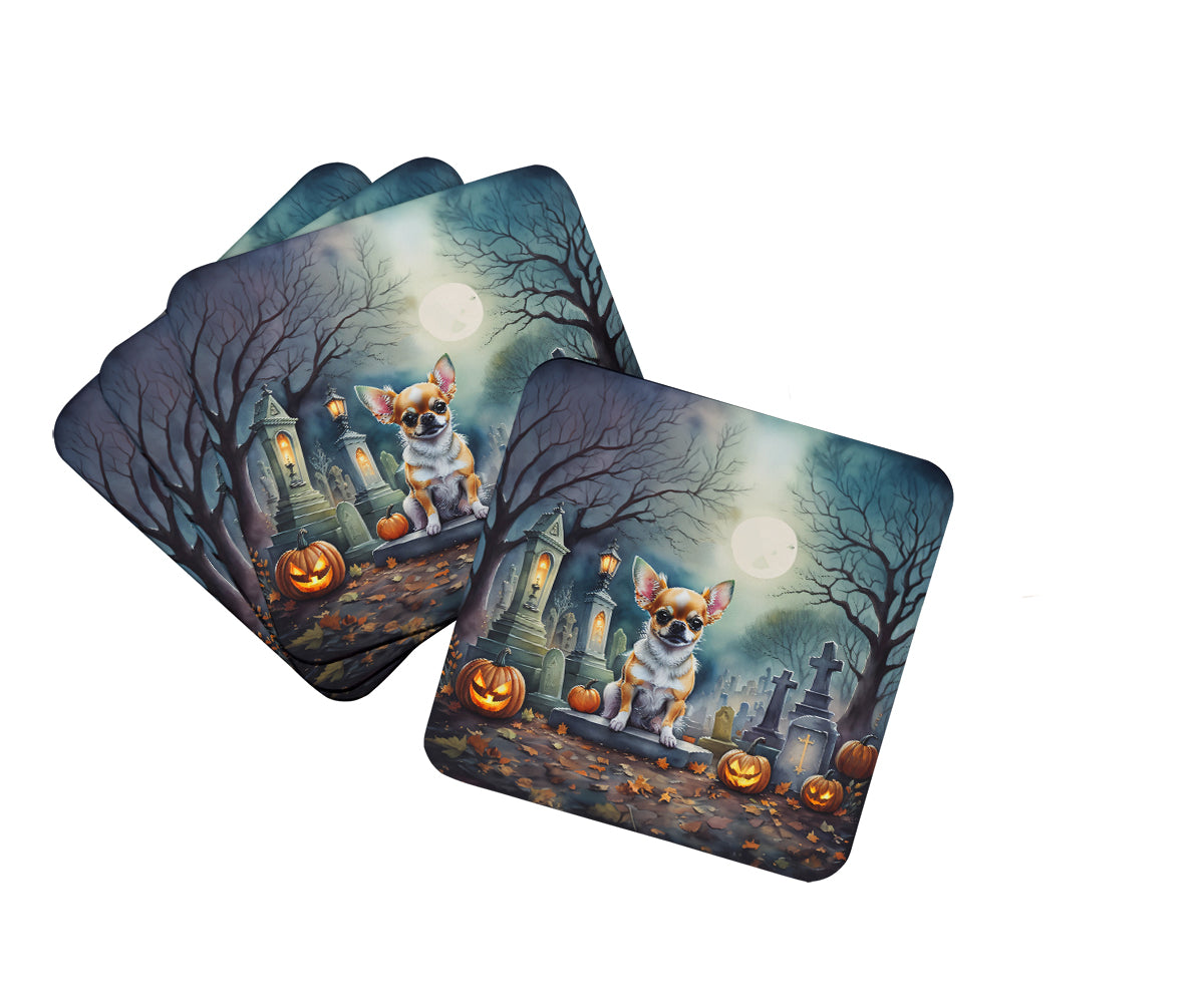 Buy this Chihuahua Spooky Halloween Foam Coasters