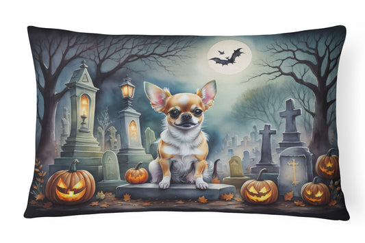 Buy this Chihuahua Spooky Halloween Throw Pillow