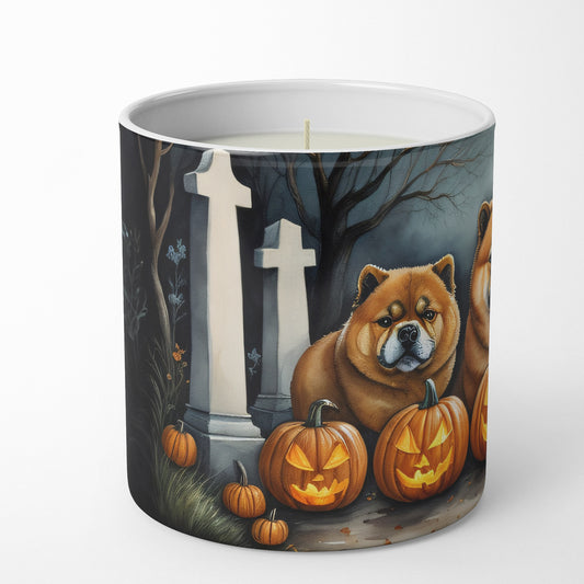 Buy this Chow Chow Spooky Halloween Decorative Soy Candle