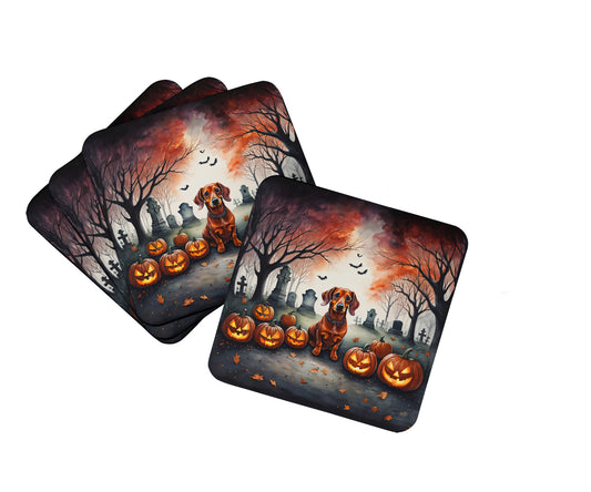 Buy this Dachshund Spooky Halloween Foam Coasters