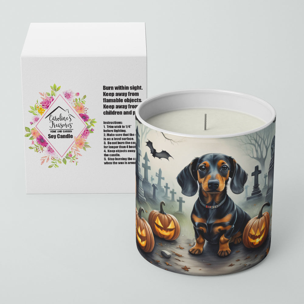 Dachshund Spooky Halloween Decorative Soy Candle